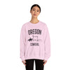 Oregon Sweatshirt - Oregon Cowgirl Graphic Crewneck