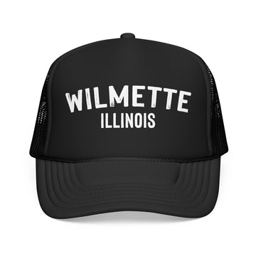 Wilmette, Illinois Trucker Hat - Foam Wilmette Cap - 0