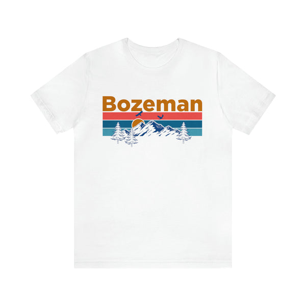 Bozeman, Montana Shirt - Mountain Sunset Unisex Bozeman T-Shirt