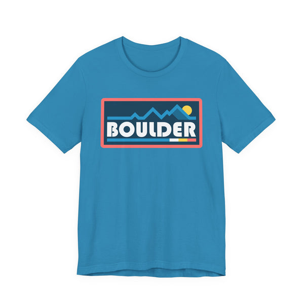 Boulder, Colorado T Shirt - Retro Graphic Tee
