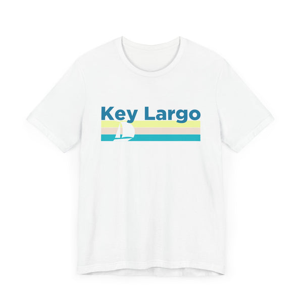 Key Largo, Florida T Shirt - Sailboat Graphic Tee