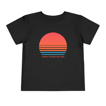 Buy black Anna Maria Island, Florida Toddler T-Shirt - Retro 80s Toddler Anna Maria Island Shirt