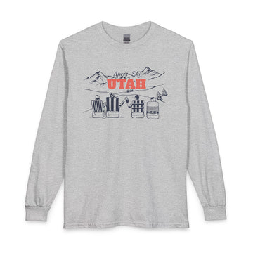 Utah Après-ski Long Sleeve Shirt - Mountain Retro Skiing