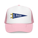 El Paso, Texas Pennant Trucker Hat — Retro Flag Foam Cap-3