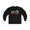 Estes Park, Colorado Long Sleeve Shirt - Retro Unisex Estes Park Long Sleeve Tee-4