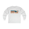 Estes Park, Colorado Long Sleeve Shirt - Retro Unisex Estes Park Long Sleeve Tee