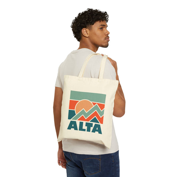 Alta, Utah Cotton Canvas Alta Tote Bag