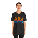 Alta, Utah Shirt - Mountain Sunset Unisex Alta T-Shirt-34