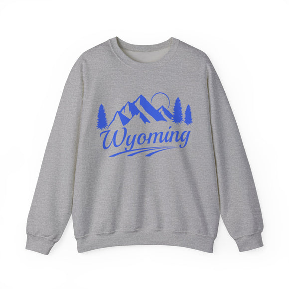 Wyoming Sweatshirt - Unisex Mountain Wyoming Sweatshirt