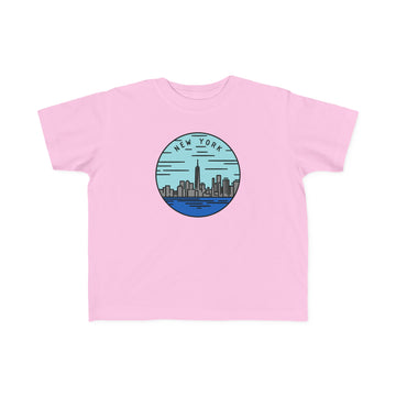 Buy pink New York Toddler T-Shirt - Unisex Toddler New York Shirt