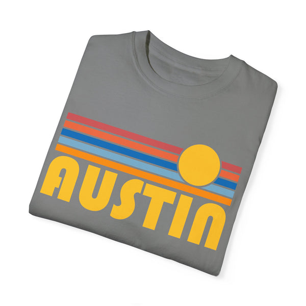 Austin, Texas Graphic Tee, Comfort Colors Retro Unisex Austin T shirt