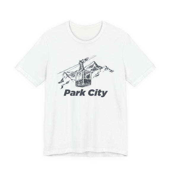 Park City Ski Lift T‑Shirt — Mountain Cable Car Graphic Tee