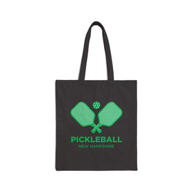 New Hampshire Cotton Canvas Pickleball New Hampshire Tote Bag