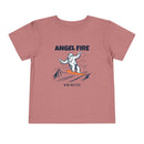 Angel Fire, New Mexico Yeti Snowboard Toddler Tee-3
