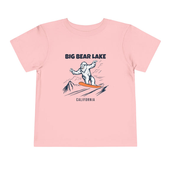 Big Bear Lake, California Yeti Snowboard Toddler Tee