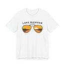Lake Michigan T Shirt - Sunglasses Lake Graphic Lake Michigan Tee-6