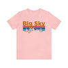 Big Sky, Montana Shirt - Mountain Sunset Unisex Big Sky T-Shirt