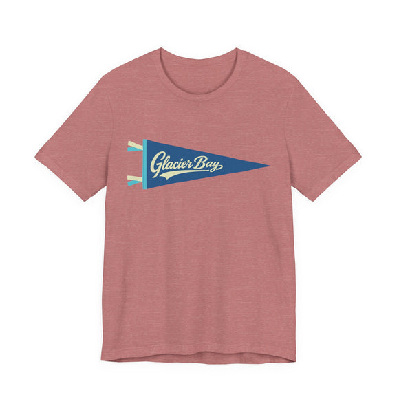 Glacier Bay National Park Pennant T-Shirt — Vintage Camp Flag Tee