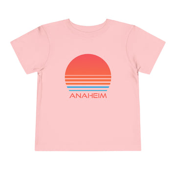 Buy pink Anaheim, California Toddler T-Shirt - Retro 80s Toddler Anaheim Shirt