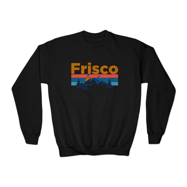 Frisco, Colorado Youth Sweatshirt - Unisex Kid's Frisco Crewneck Sweatshirt