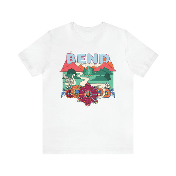 Bend Oregon T-Shirt - Retro Boho Bend Tshirt