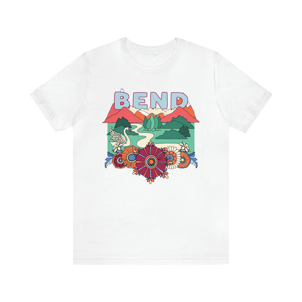 Bend Oregon T-Shirt - Retro Boho Bend Tshirt