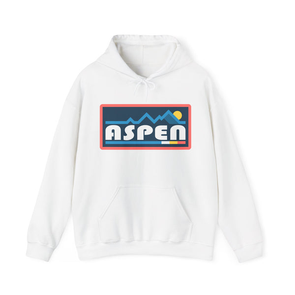 Aspen, Colorado Hoodie - Unisex Sun Aspen Hoodie Graphic Sweatshirt