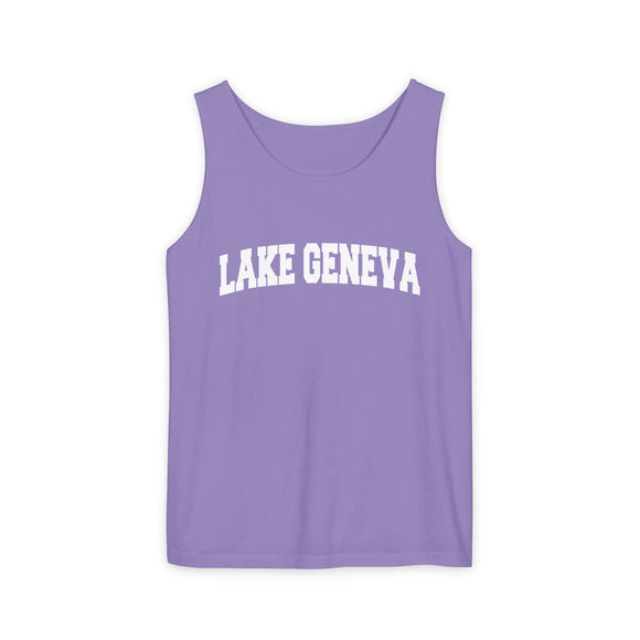 Lake Geneva, Wisconsin Tank Top Unisex | Comfort Colors - 100% Cotton