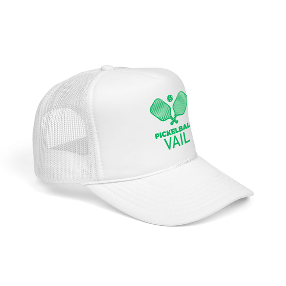 Vail, Colorado Pickleball Trucker Hat - Foam Vail Cap