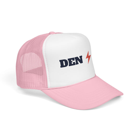 Denver, Colorado Retro Trucker Hat - Lightning Foam Cap
