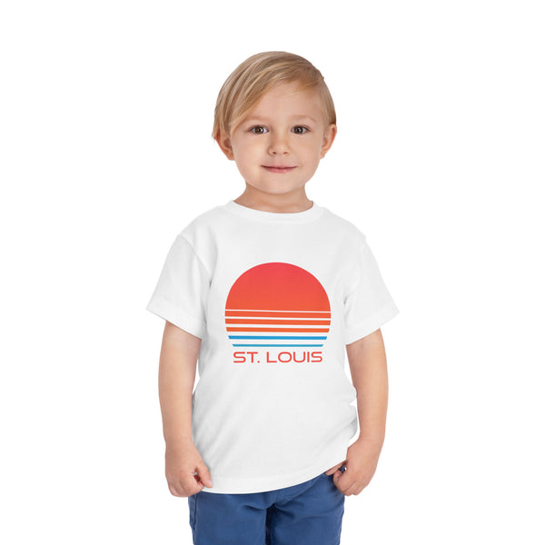 St. Louis, Missouri Toddler T-Shirt - Retro 80s Toddler St. Louis Shirt