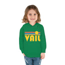 Vail, Colorado Toddler Hoodie - Retro Sunrise Unisex Vail Toddler Sweatshirt-14