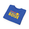 Boise, Idaho Toddler Sweatshirt - Retro Sun Boise Toddler Crewneck Sweatshirt