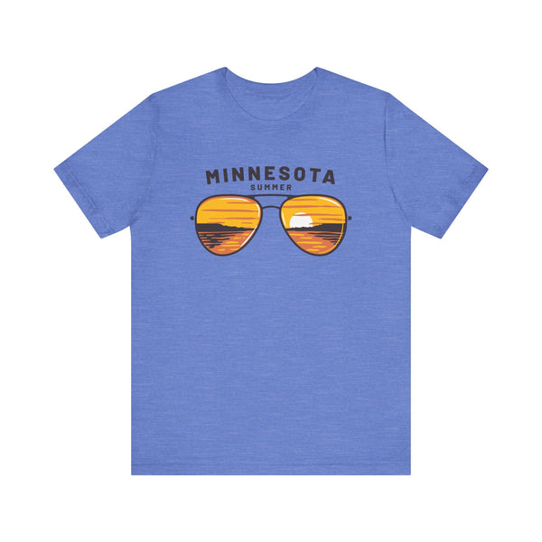 Minnesota T Shirt - Sunglasses Lake Graphic Minnesota Tee