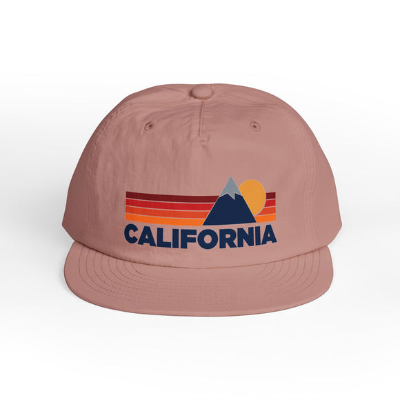 California Mountain Surf Cap | Retro Light Weight Cap