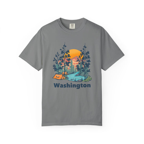 Washington Graphic Tee, Comfort Colors Retro Unisex T shirt