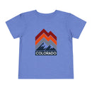 Colorado Toddler T-Shirt - Retro Palm Tree Unisex Toddler Colorado Shirt-3