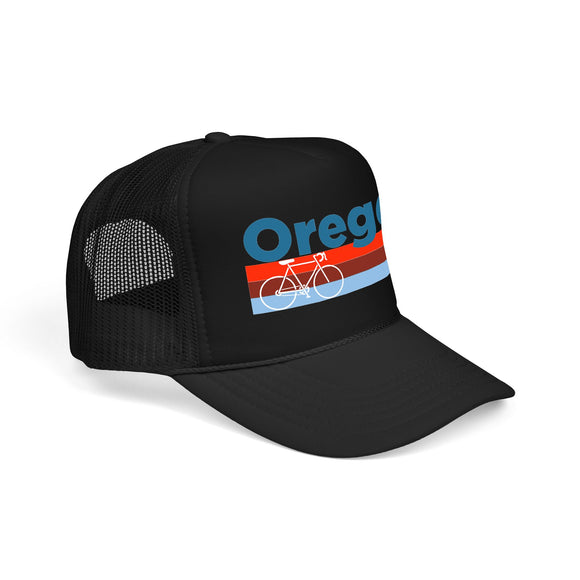 Oregon Trucker Hat - Foam Oregon Bike Cap