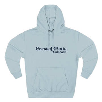 Buy blue-mist Premium Crested Butte, Colorado Hoodie