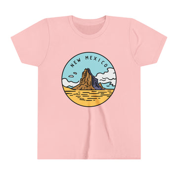 Buy pink New Mexico Youth T-Shirt - Unisex Kids New Mexico Shirt