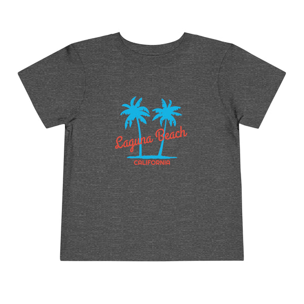 Laguna Beach, California Toddler T-Shirt - Retro Palm Tree Toddler Laguna Beach Shirt