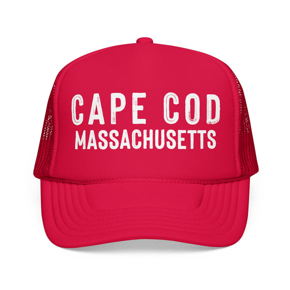 Cape Cod, Massachusetts Trucker Hat - Foam Cape Cod Cap