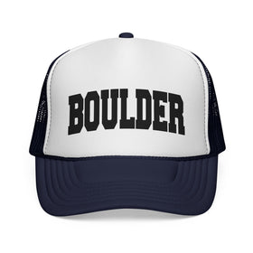 Buy dark-navy Boulder, Colorado Collegiate Style Trucker Hat