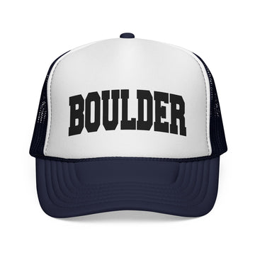 Buy dark-navy Boulder, Colorado Collegiate Style Trucker Hat