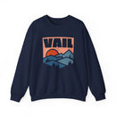 Vail, Colorado Sweatshirt Retro Mountains, Vail Unisex Graphic Crewneck-5