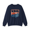 Vail, Colorado Sweatshirt Retro Mountains, Vail Unisex Graphic Crewneck