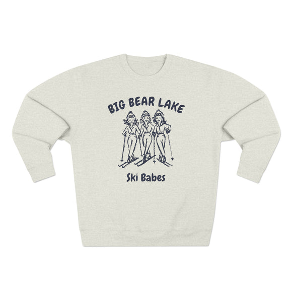 Premium Big Bear Lake, California Ski Babes Sweatshirt