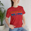 Crested Butte, Colorado Shirt - Mountain Sunset Unisex Crested Butte T-Shirt