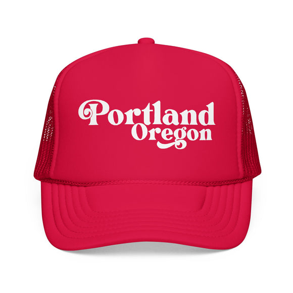 Portland, Oregon Trucker Hat - Foam Portland Cap