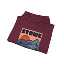 Stowe, Vermont Hoodie - Unisex Mountain Stowe Hoodie Graphic Sweatshirt-17